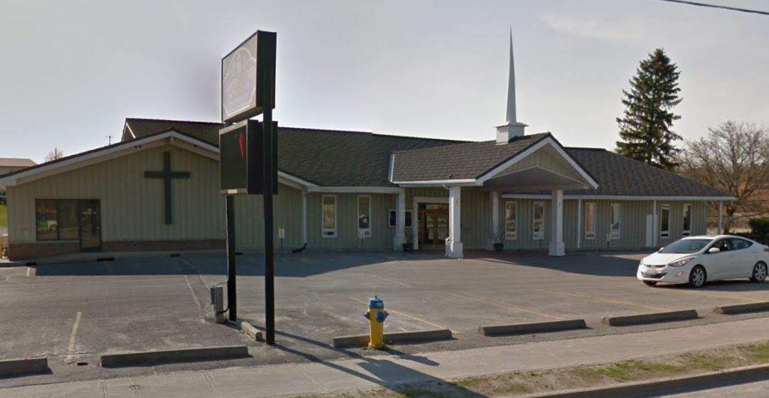 OPP are probing vandalism to the Campbellford Baptist Church.
