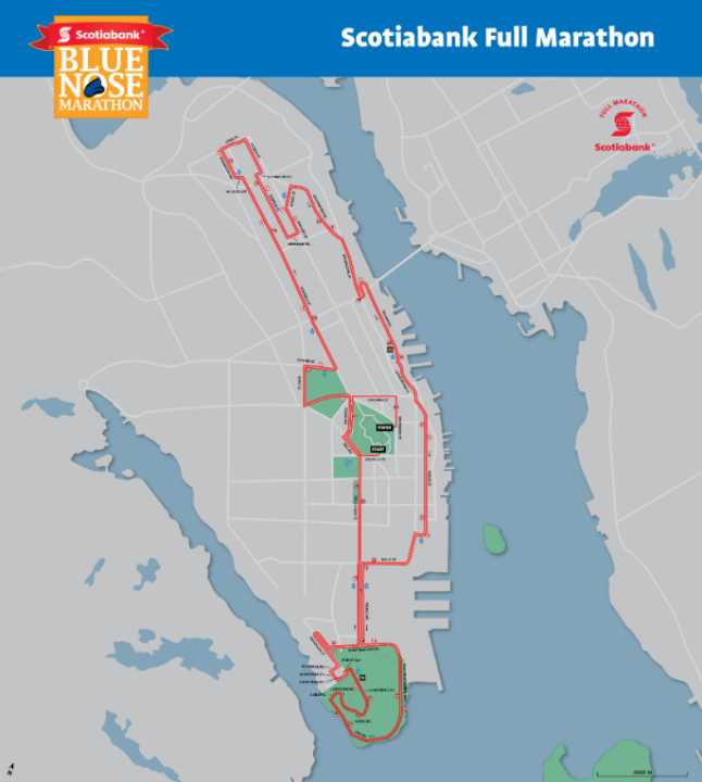 2019 Scotiabank Blue Nose Marathon road closures - Halifax | Globalnews.ca