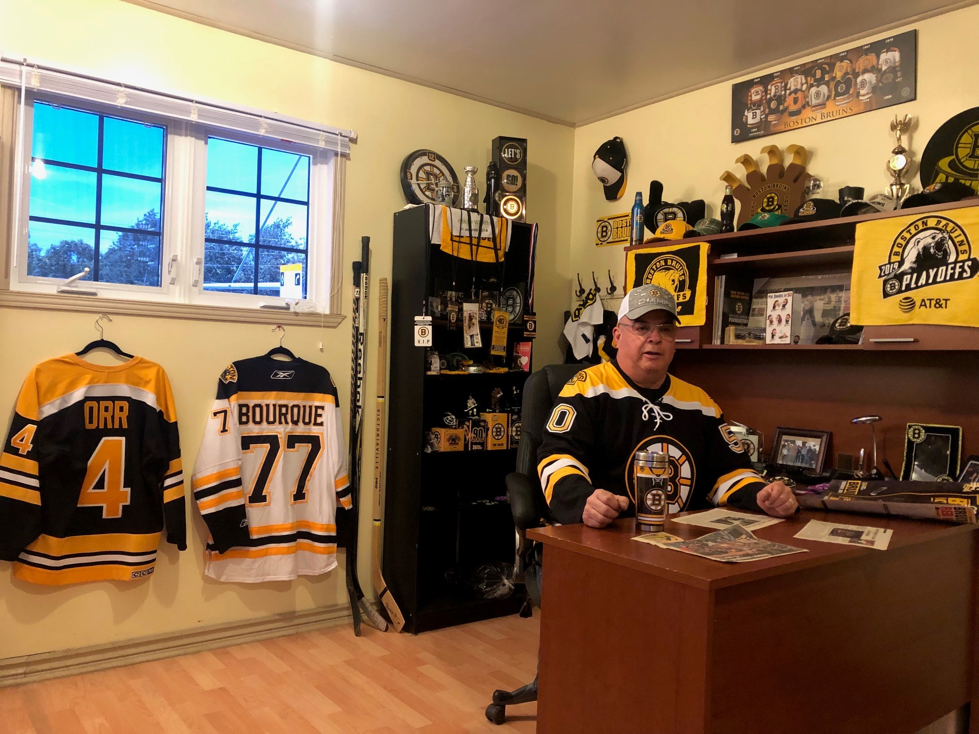 boston bruins man cave