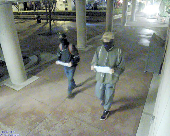 Police are looking for these two suspects wanted in relation to six hate crimes in Burlington.