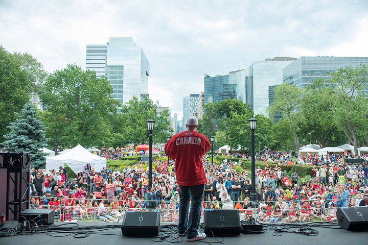 Canada Day celebrations at Queen's Park in 2017.