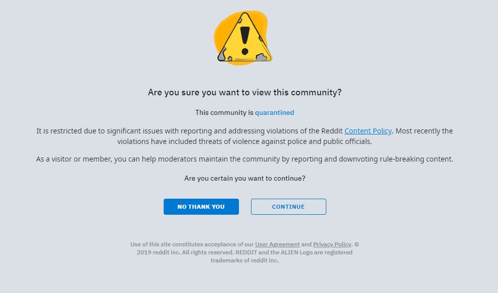Pro-Trump Reddit channel ‘quarantined’ over threats of violence - image