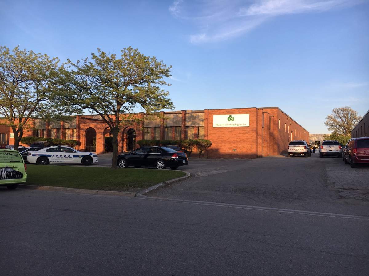A man has died after an industrial accident in Mississauga Monday afternoon.