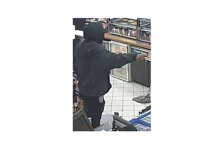 Police are searching for a male suspect after a reported armed robbery that occurred during the early morning hours of Friday.