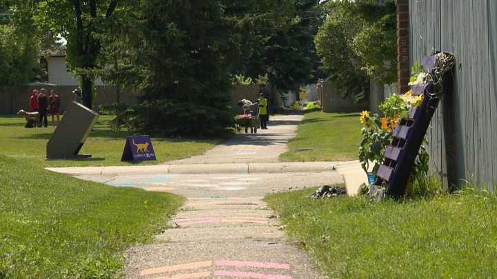 Revitalized catwalks in Calgary’s Marlborough neighbourhood were unveiled on Saturday, June 22, 2019.