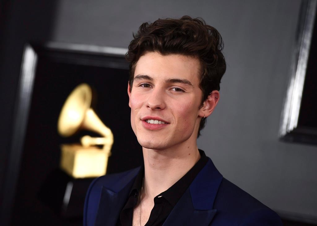 Shawn Mendes arrives at the 61st annual Grammy Awards at the Staples Center on Sunday, Feb. 10, 2019, in Los Angeles.