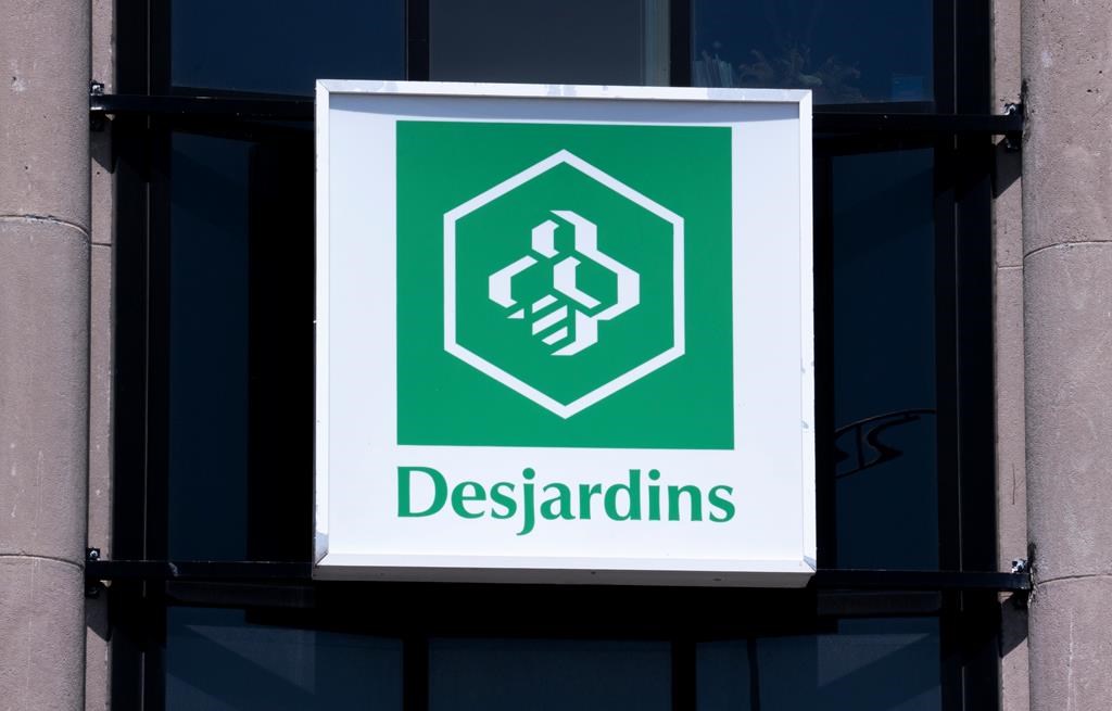 A Caisse populaire Desjardins sign is seen in Montreal on Tuesday, June 18, 2019. THE CANADIAN PRESS/Paul Chiasson.