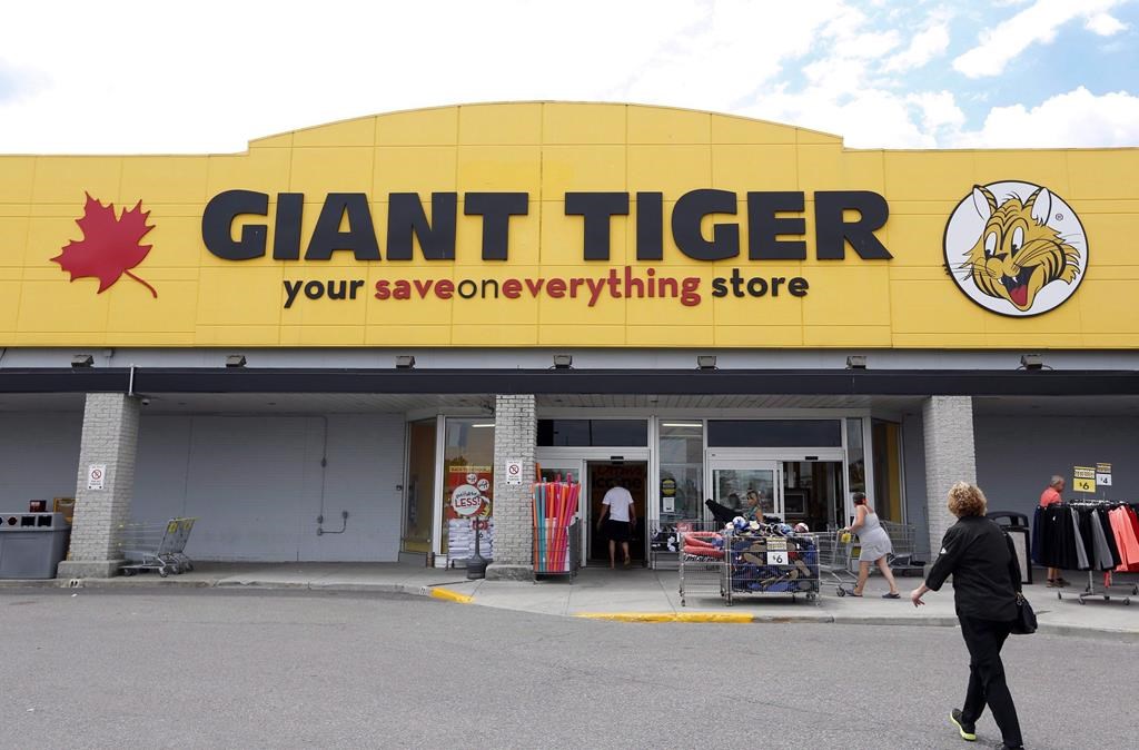 A newly-renovated Giant Tiger store is shown in Ottawa on Thursday August 4, 2016. 