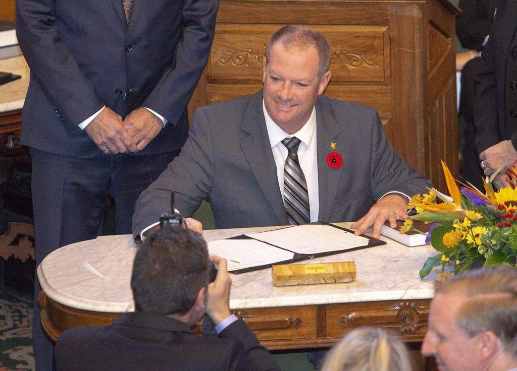 Jeff Carr, New Brunswick minister of infrastructure. THE CANADIAN PRESS/James West.