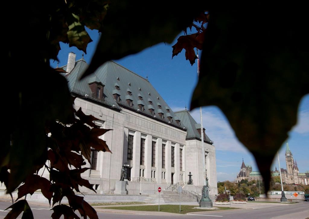 The Supreme Court of Canada is seen in Ottawa on October 2, 2012.