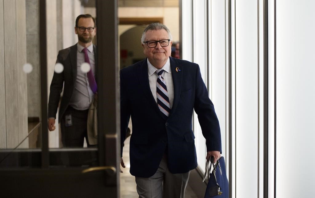 Public Safety and Emergency Preparedness Minister Ralph Goodale leaves a cabinet meeting on Parliament Hill in Ottawa on Tuesday, May 14, 2019.