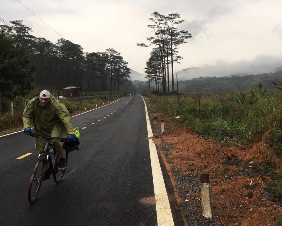 After biking through Asia more than a month ago, Ryan Phillips embarked on a Canadian cross-country cycling journey on Sunday.