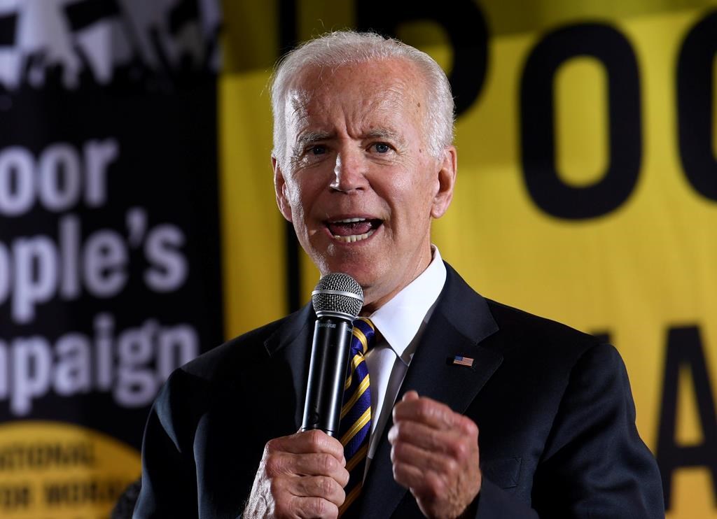 Democratic presidential candidate, former Vice President Joe Biden, speaks at the Poor People's Moral Action Congress presidential forum in Washington, Monday, June 17, 2019.