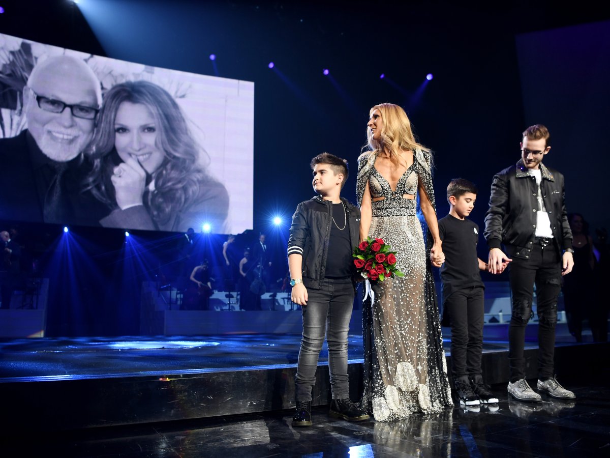 Celine Dion performs during the final show of her Las Vegas residency at The Colosseum at Caesars Palace on June 8, 2019 in Las Vegas, Nev.