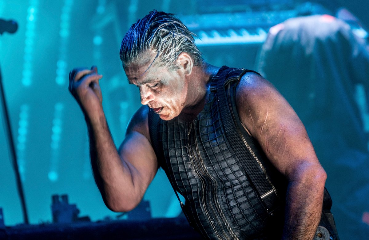 Till Lindemann of Rammstein performs during a show as part of the Maximus Festival at Parque de la Ciudad on Sept. 10, 2016 in Buenos Aires, Argentina.