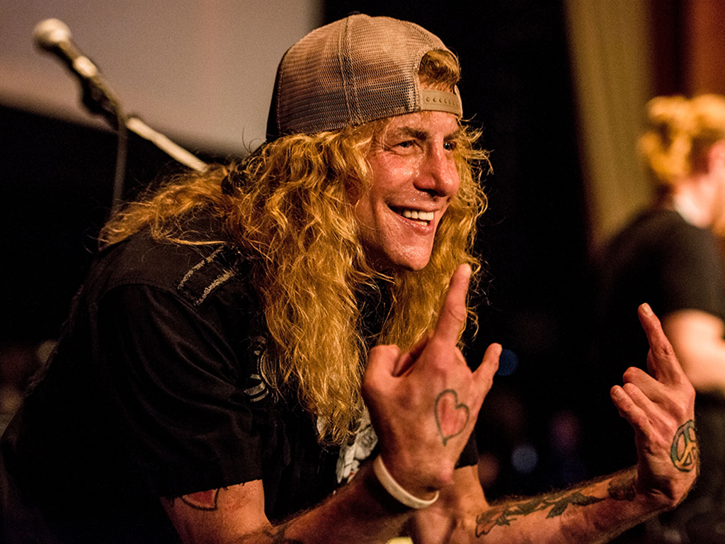 Steven Adler performs during the 5th Annual Rock Against MS concert at Los Angeles Theatre on March 25, 2017 in Los Angeles, Calif. 