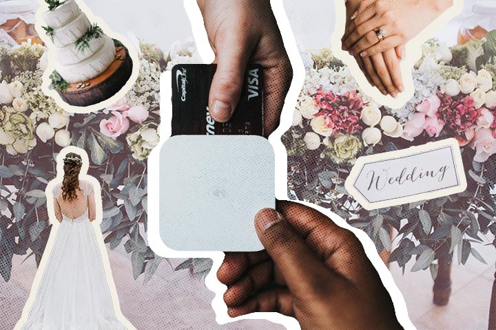 Some couples are going the "pop-up chapel" route to save money. 