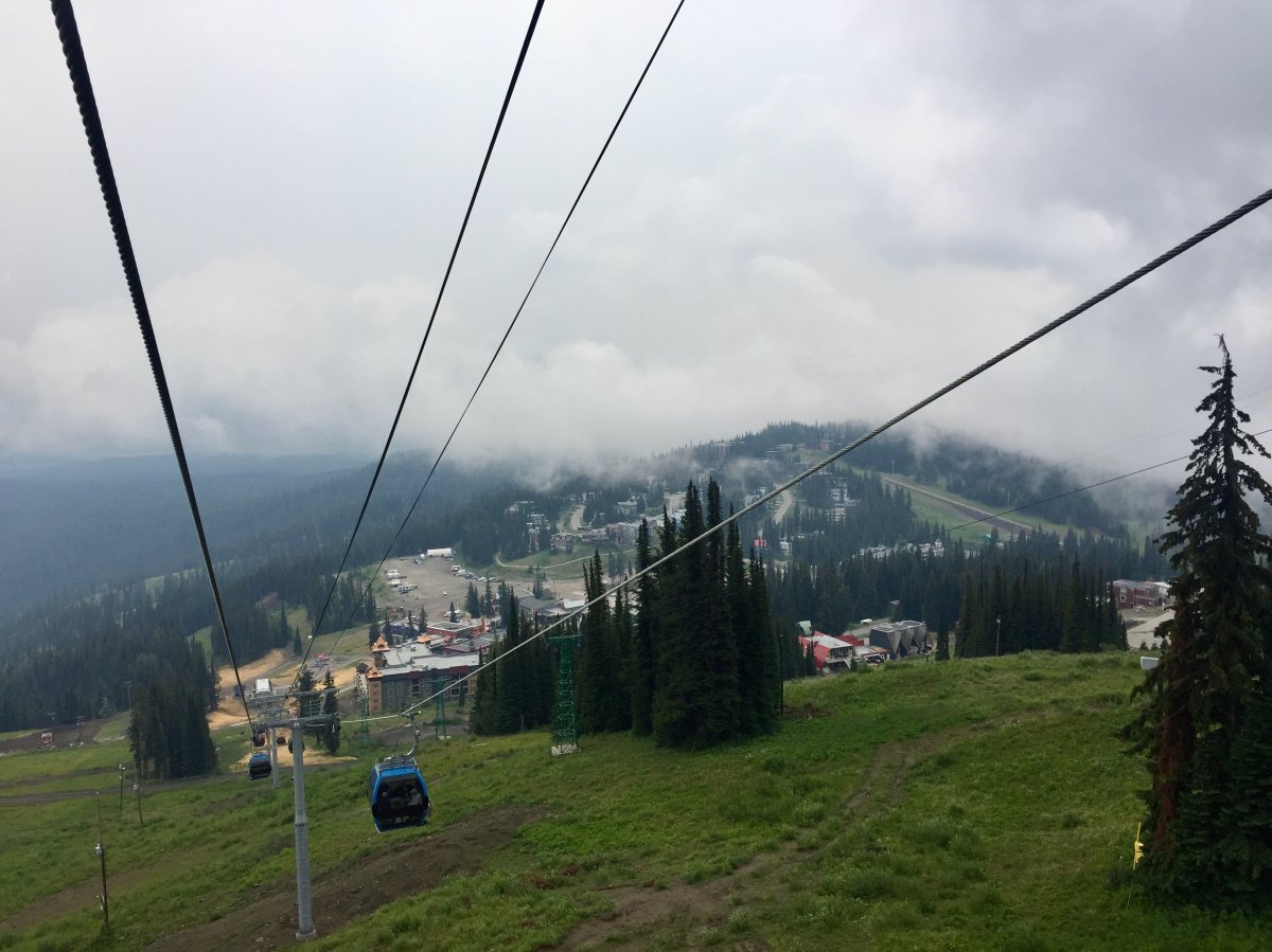 One person was rushed to hospital from Silver Star Mountain Resort on Sunday afternoon. 