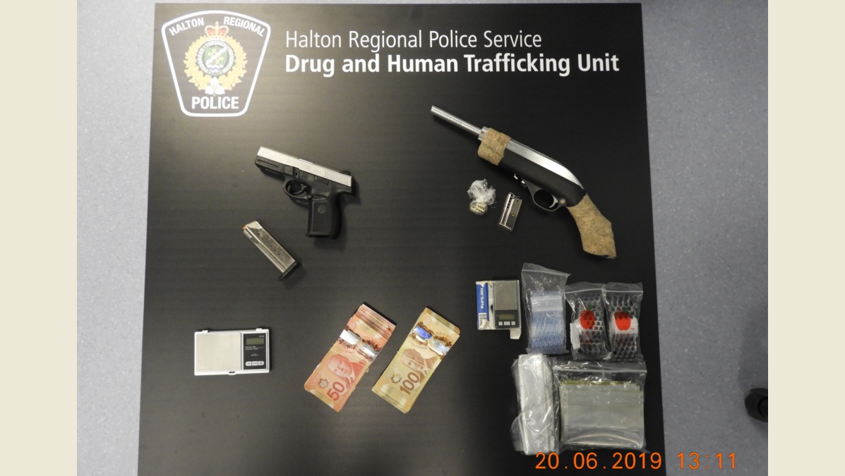 Police say they have seized two weapons in connection with an investigation into illegal firearms in Burlington.