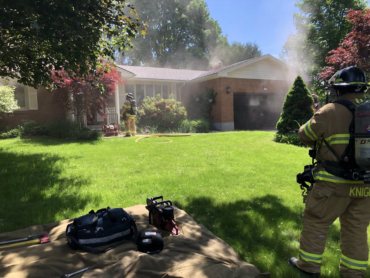 London fire crews responded to 69 Hartson Road on Wednesday morning.