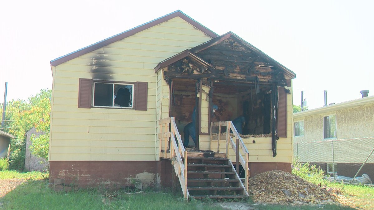 Edmonton fire and police are investigating the cause of a house fire on 89 Street and 124 Avenue on Sunday, June 16, 2019.