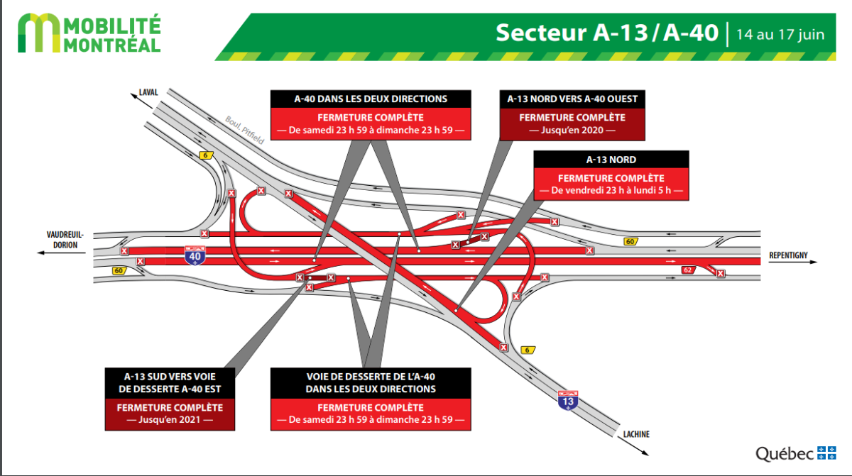 Highways 13 and 40 closed Sunday into early Monday - image
