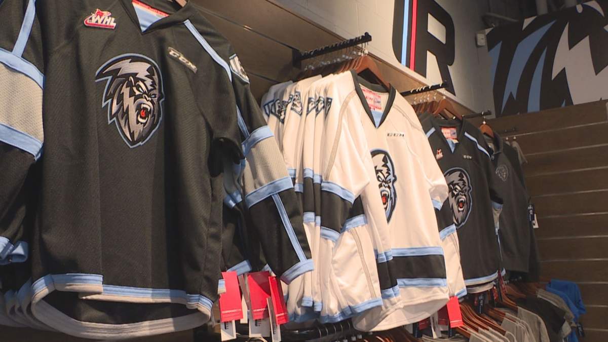 The Winnipeg ICE gift shop at the RINK Training Centre.