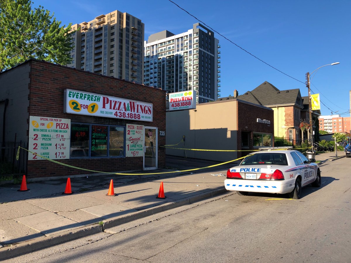 London police are investigating a shooting that left one man in critical condition.