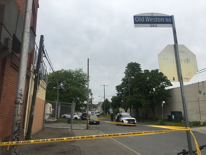 Toronto police say a man is in critical condition after a daylight stabbing in the city's west end. 