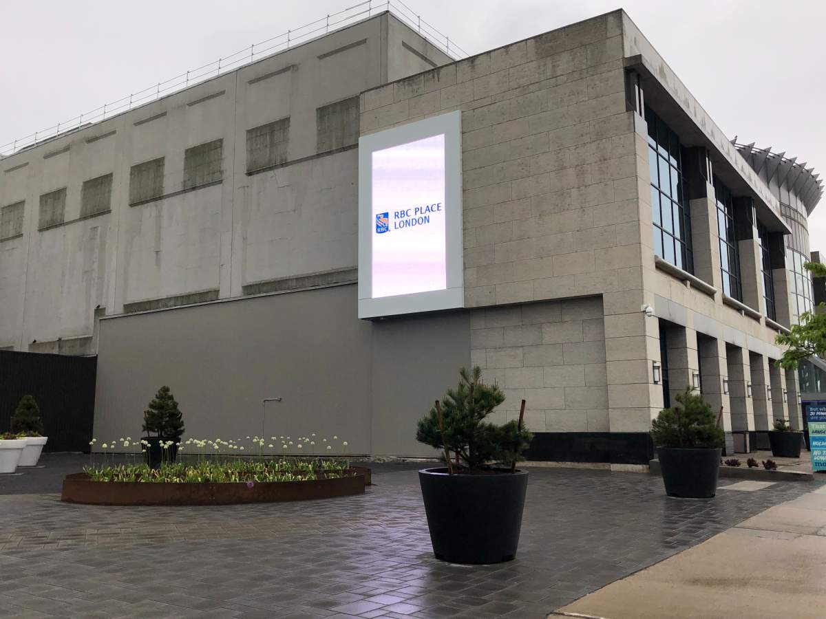 The London Convention Centre will now be known as RBC Place London as part of a 10-year sponsorship agreement.