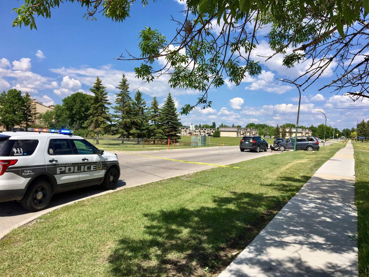 Dalhousie Drive was blocked off after a serious crash Wednesday afternoon.