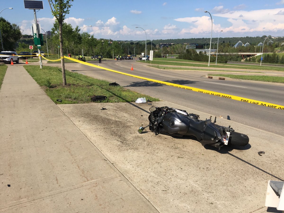 A man, 33, is dead following a motorcycle crash Saturday afternoon on Scona Road. 