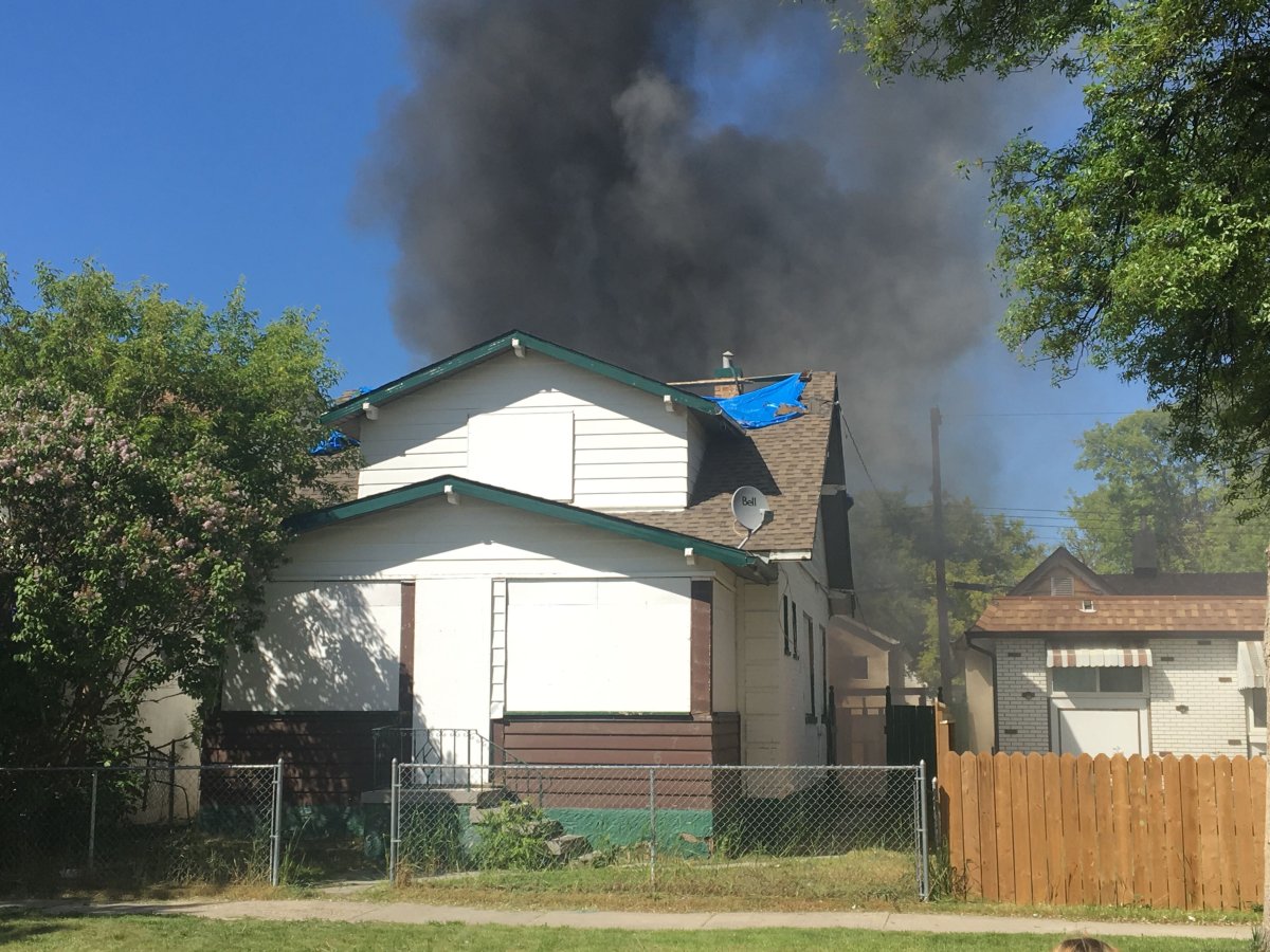 Vacant house on Pritchard Avenue catches fire again Winnipeg