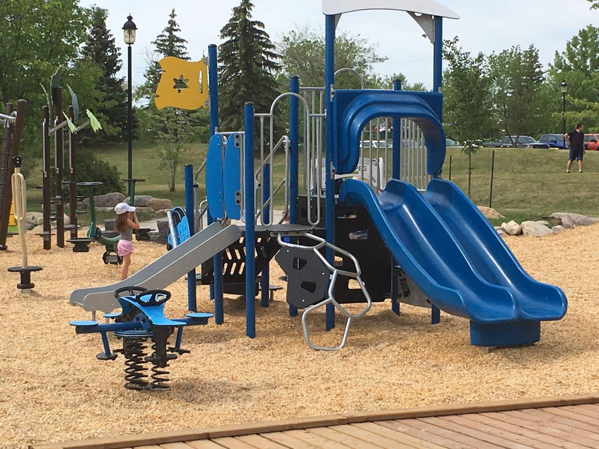 The new playground at Harbourview.