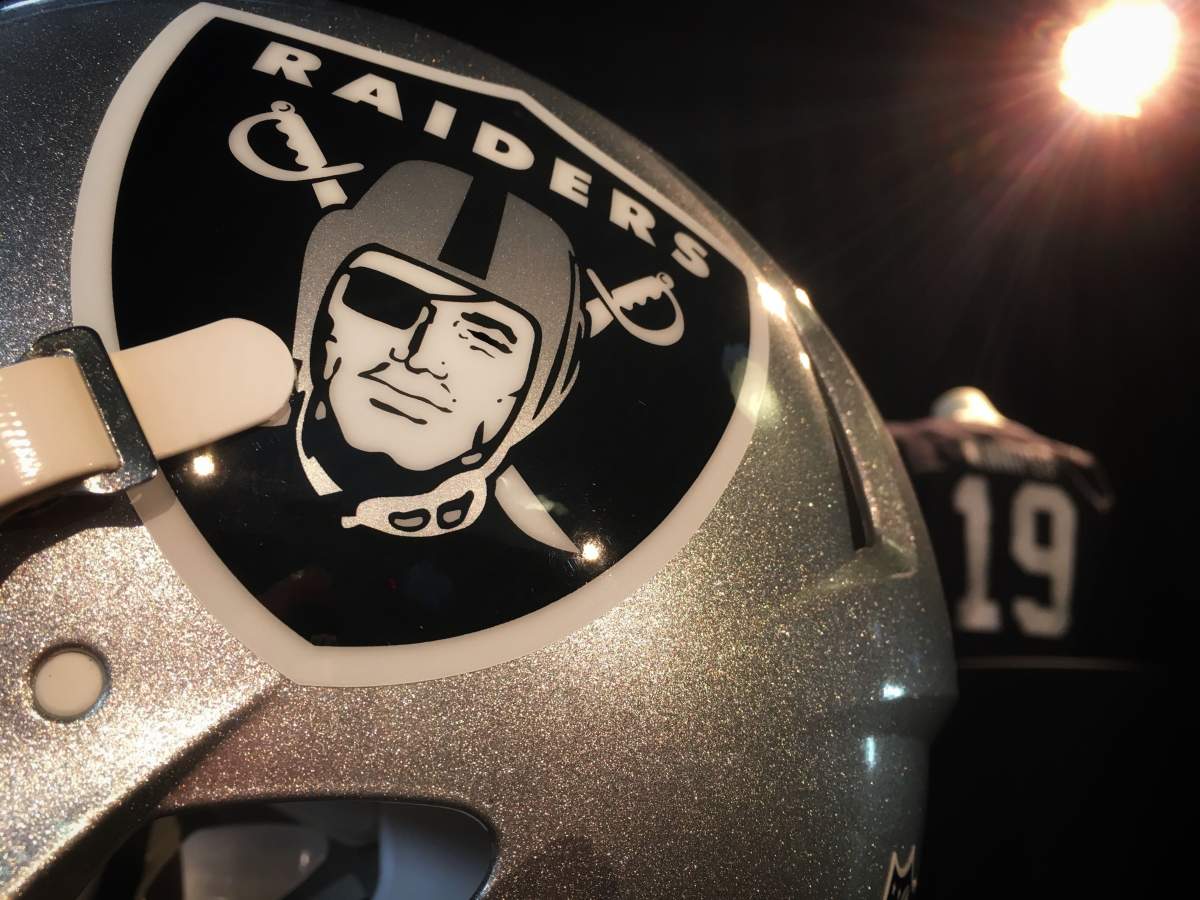 The Oakland Raiders logo.