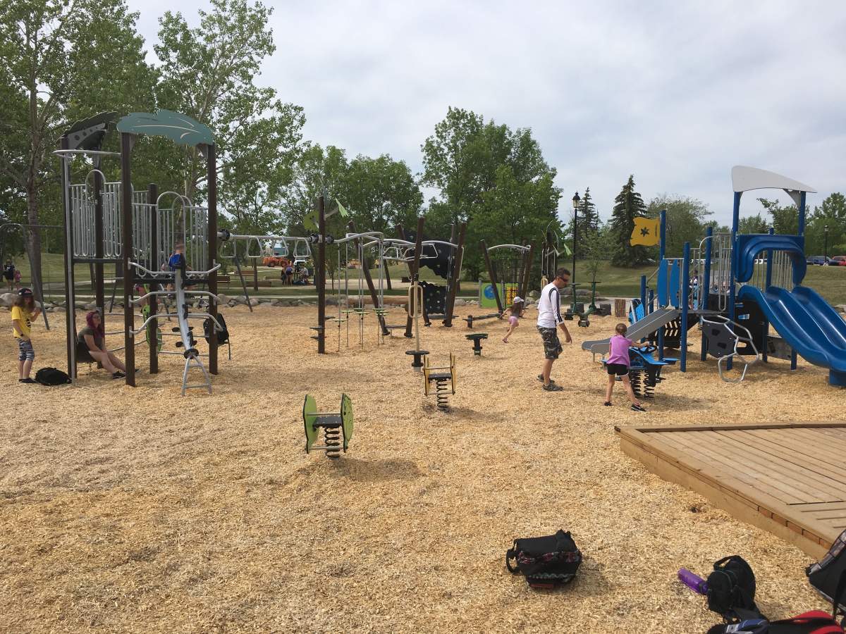 The new playground at Harbourview.