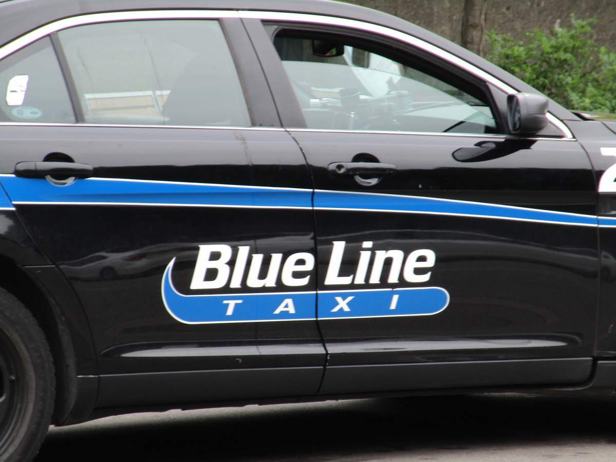 Hamilton police say a cab driver found his own stolen taxi in a subdivision. 