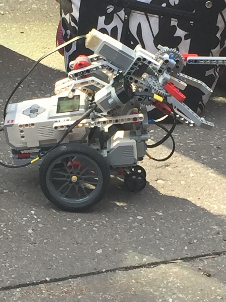 A robot that Delaney built