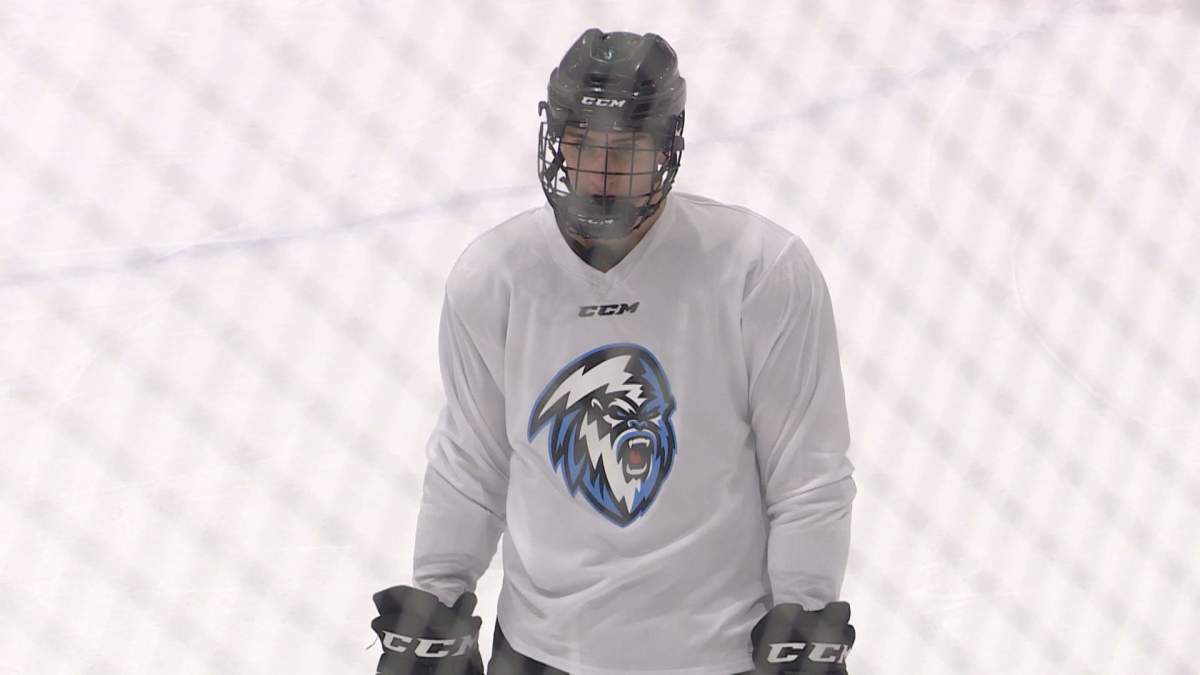 Carson Lambos of the Winnipeg ICE at the team’s development camp on June 1st, 2019.