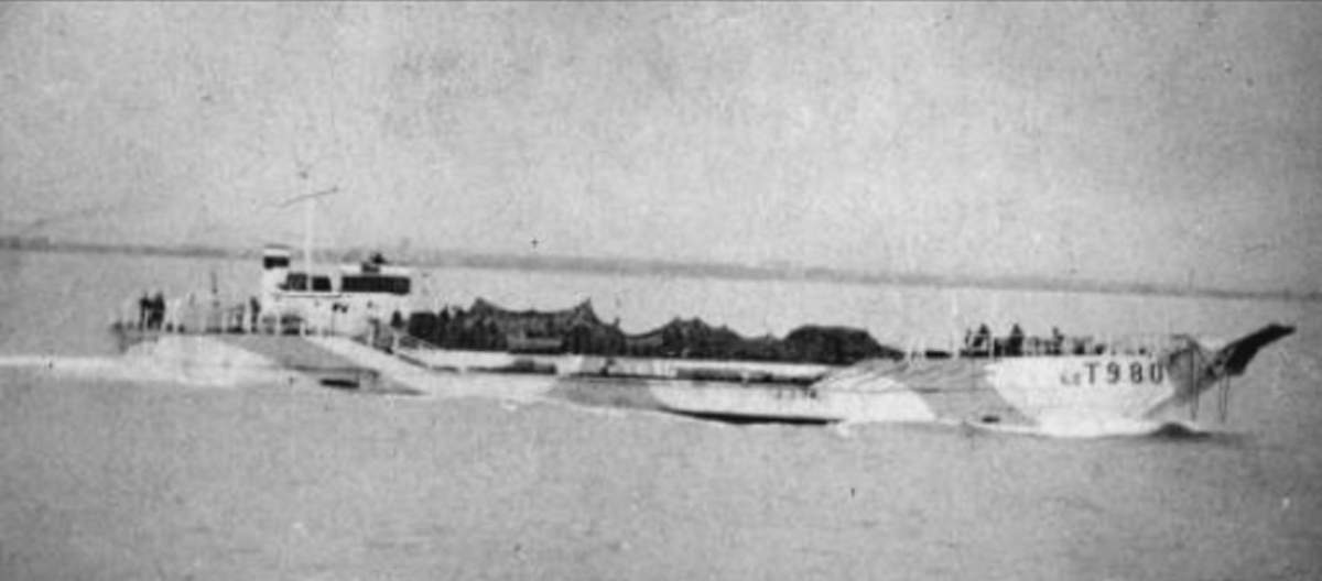 Peterborough resident Denis Garrod served on a landing craft tank during the Second World War.