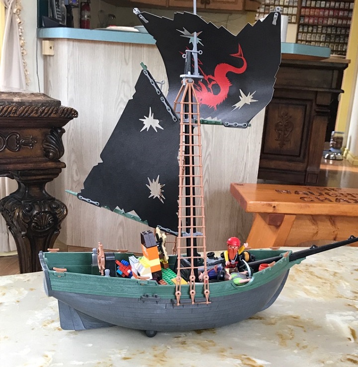 A Lego creation made from scratch by Delaney