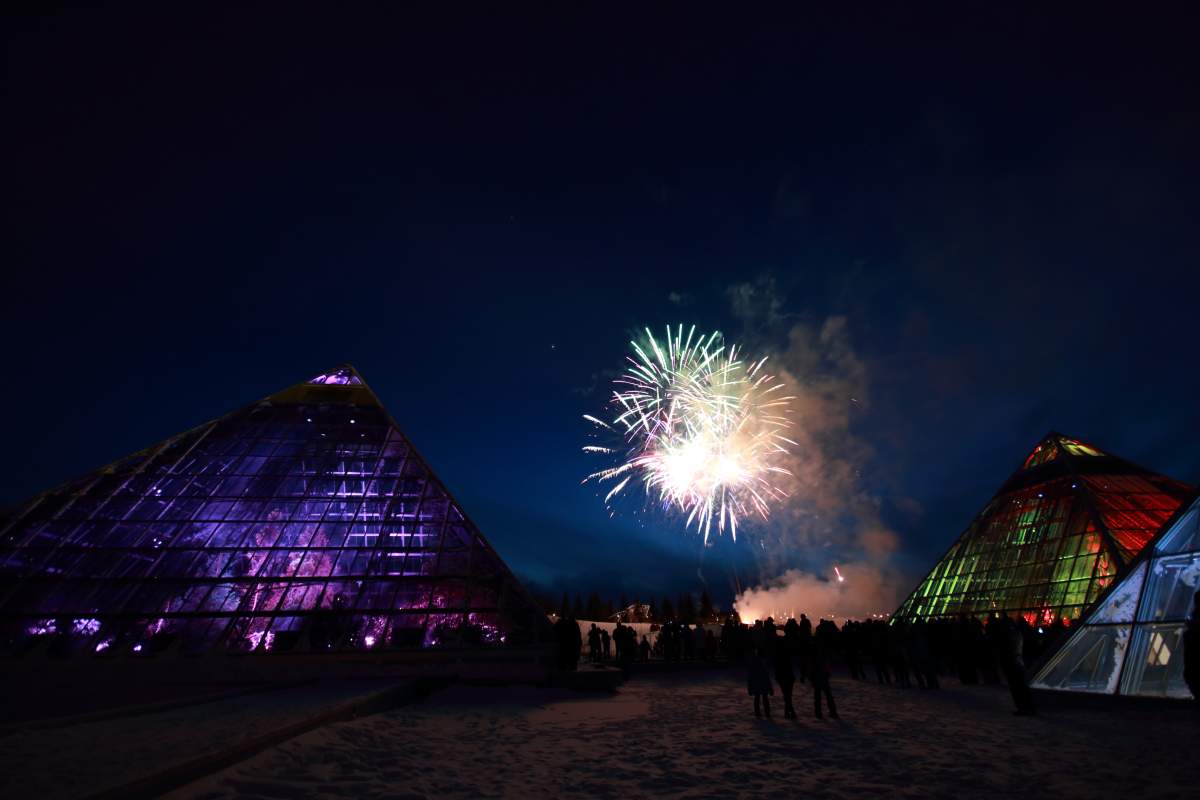 Chinese New Year celebrations at the Muttart Conservatory in Edmonton, Alta., in 2017.