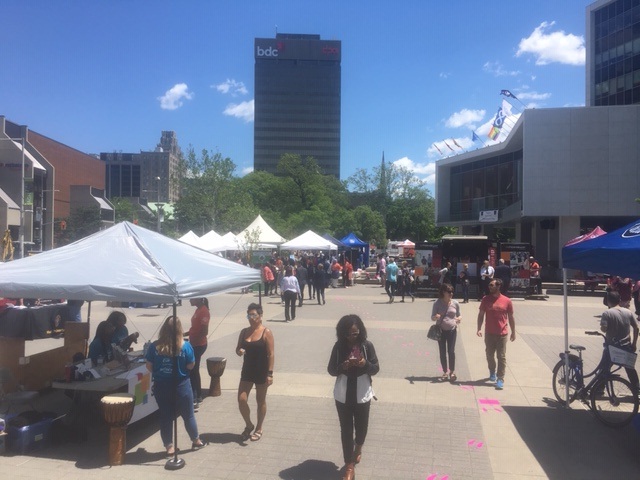 Hamilton has hosted Newcomer Day within the city hall forecourt.