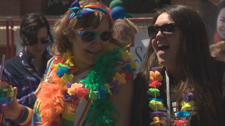 The Edmonton Pride March was held on June 8, 2019.