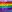 The colours of the original Pride flag, created in 1978.