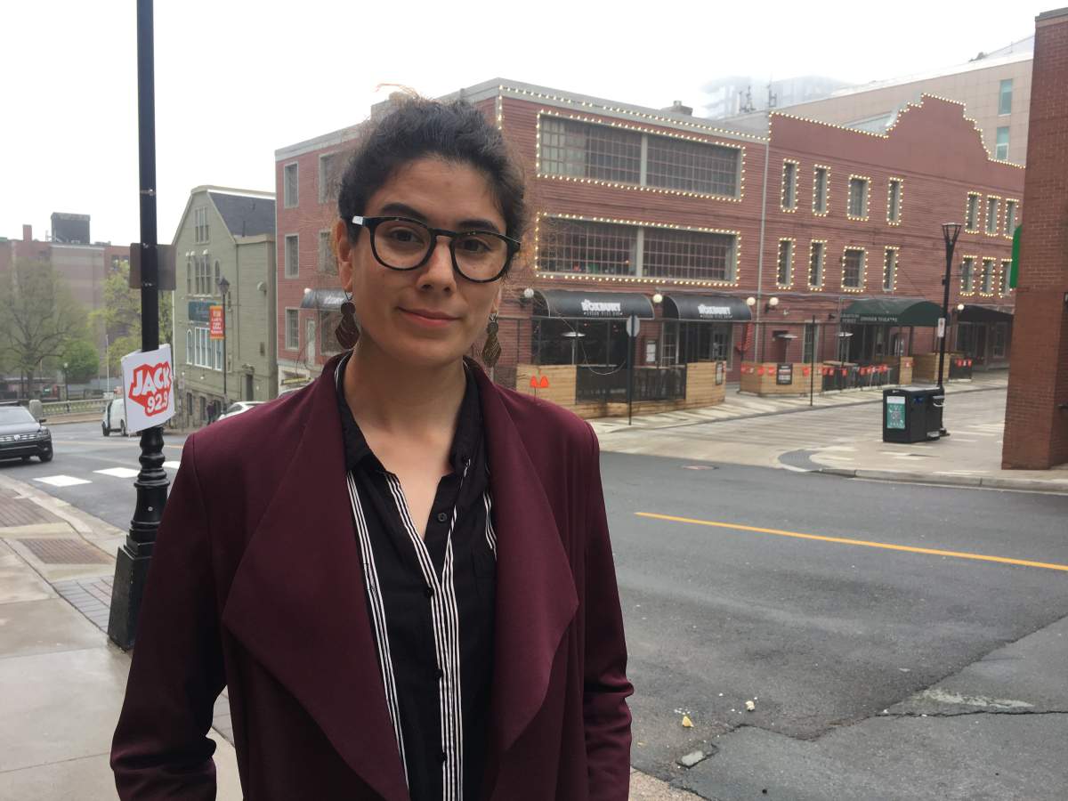 Mi’kmaw activist Rebecca Thomas, seen here in Halifax, says she wants respect and humility from the country on July 1