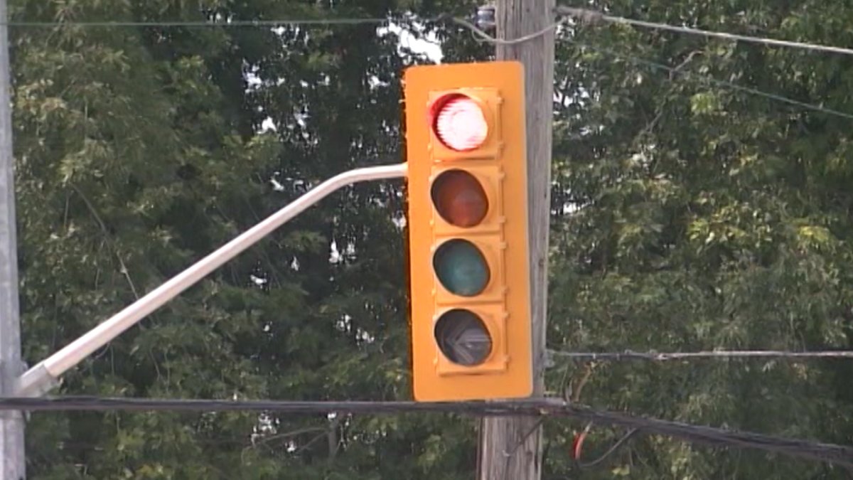 The installation of new traffic signals starts on Monday, ahead of the conversion of Hamilton's Queen St. S. to two-way traffic.