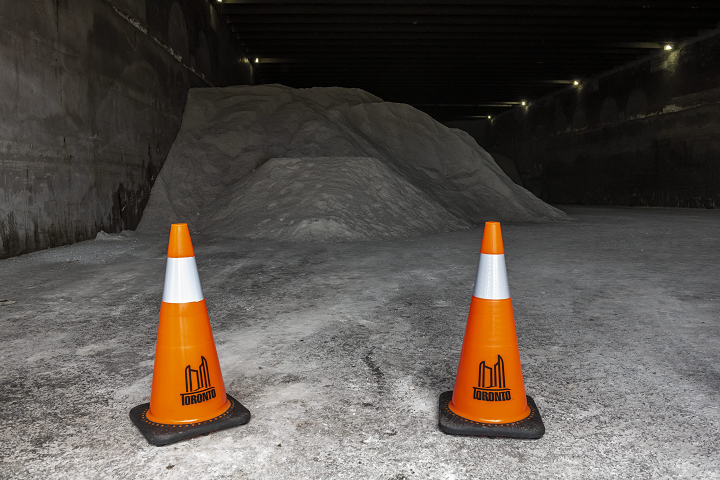View of the salt storage at Toronto Transportation depot at 433 Eastern Ave East in Toronto on May 26, 2019. 
