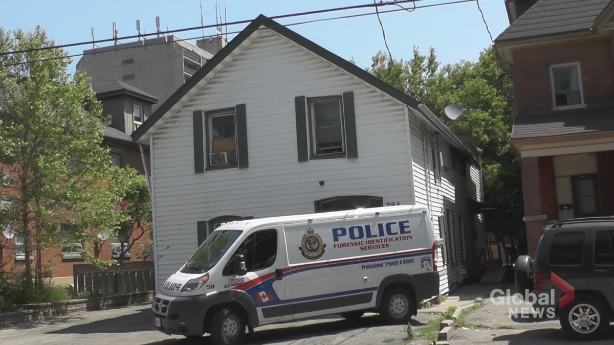 Peterborough police spent nearly 10 hours at a Stewart Street residence on the weekend.