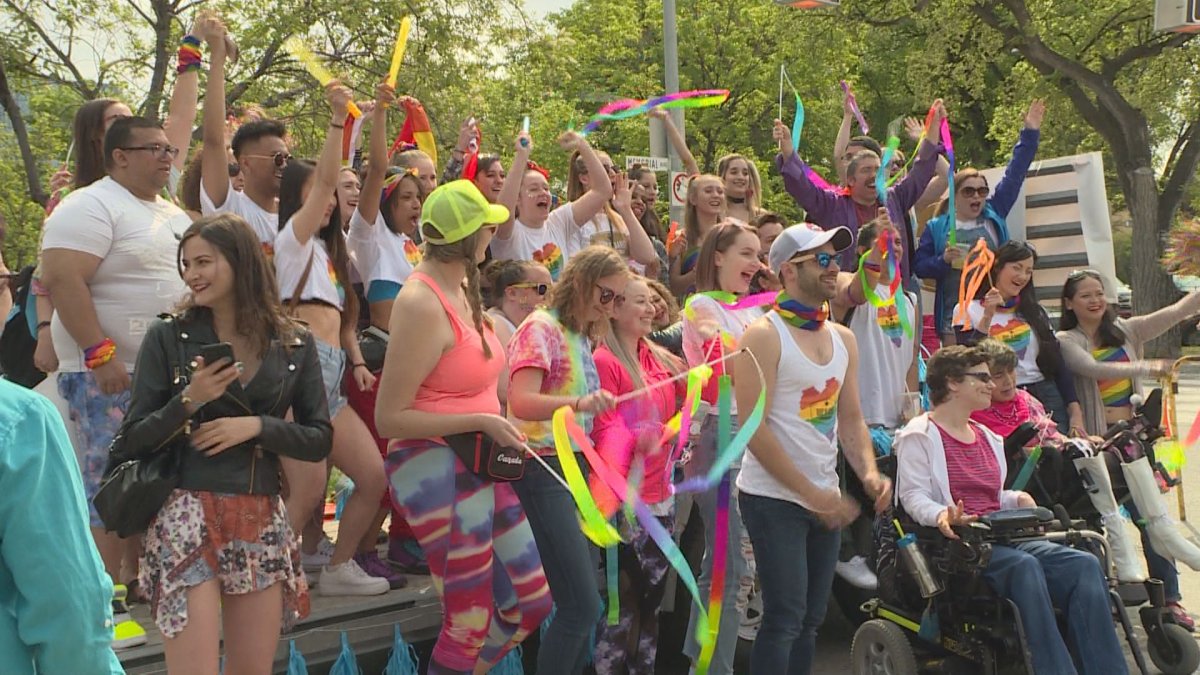 32nd annual Pride Parade flows through downtown Winnipeg Winnipeg